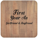 First Year As Girlfriend & Boyfriend - Drink Coaster C