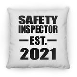 Safety Inspector Established EST. 2021 - Throw Pillow