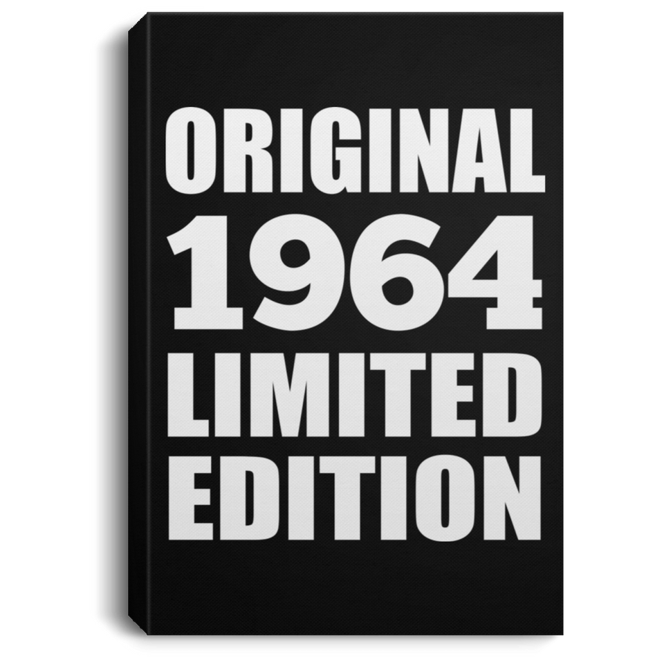 60th Birthday Original 1964 Limited Edition - Canvas Portrait