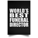World's Best Funeral Director - Poster Portrait