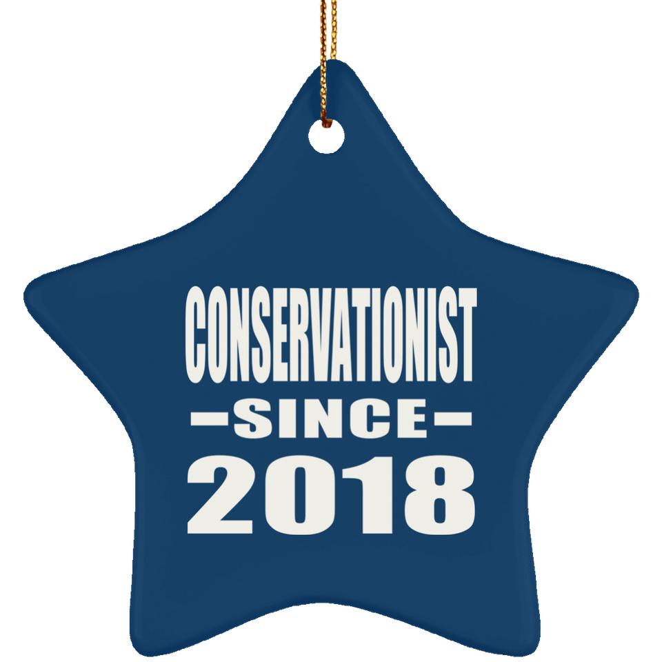 Conservationist Since 2018 - Star Ornament