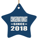 Conservationist Since 2018 - Star Ornament