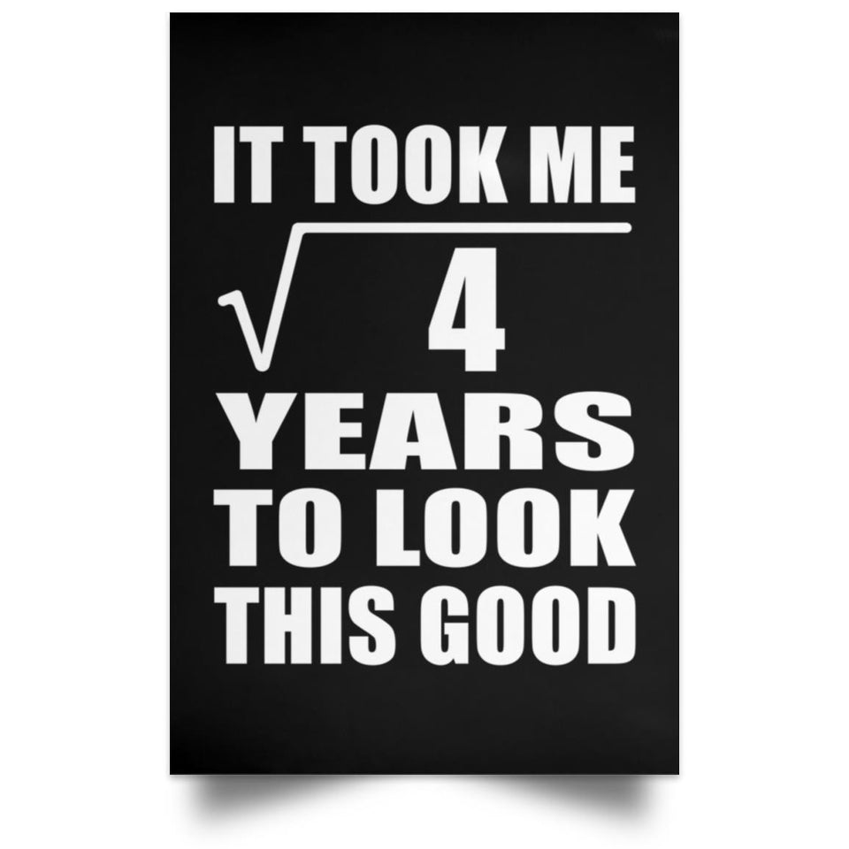 2nd Birthday Took Square Root of 4 Years To Look Good - Poster Portrait