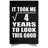 2nd Birthday Took Square Root of 4 Years To Look Good - Poster Portrait