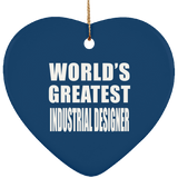 World's Greatest Industrial Designer - Heart Ornament