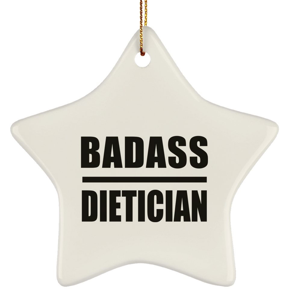 Badass Dietician - Star Ornament