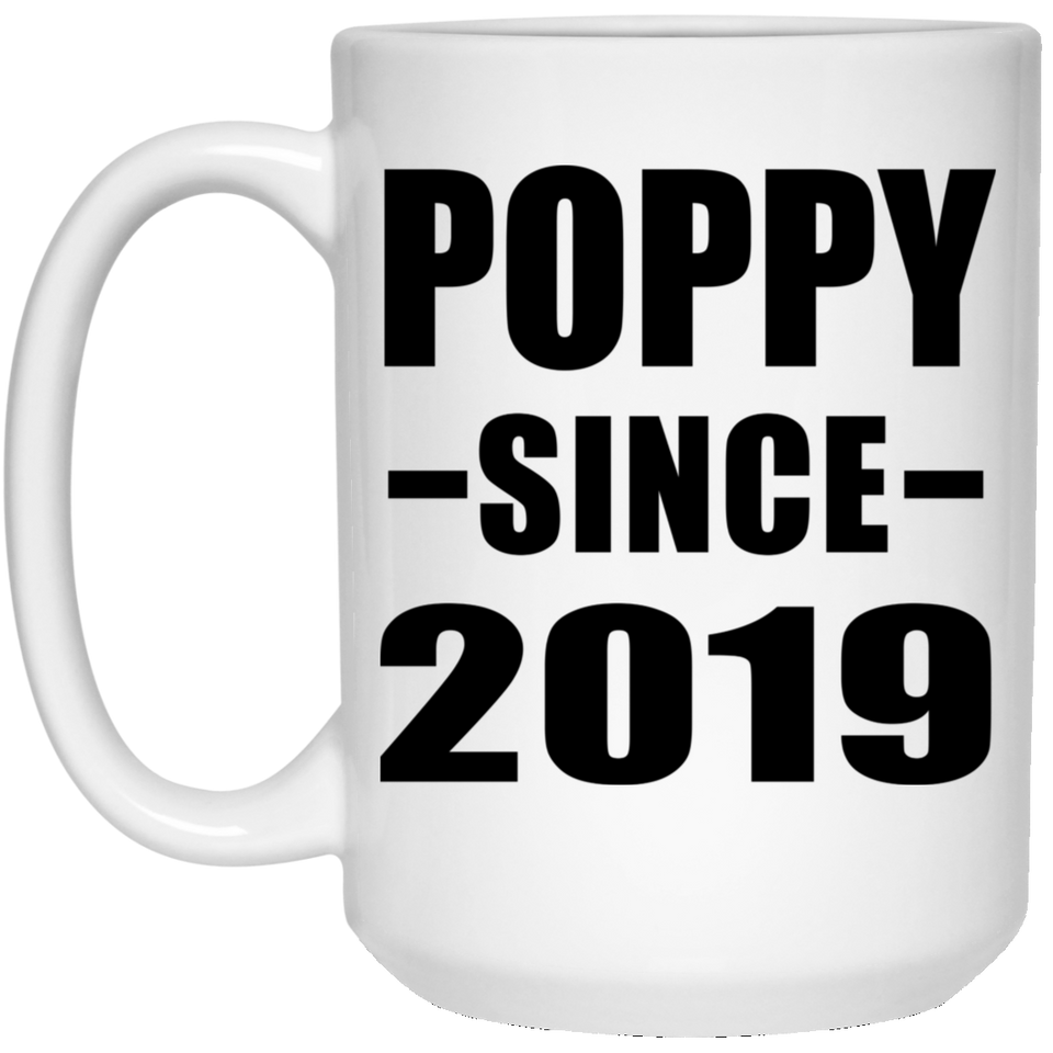 Poppy Since 2019 - 15oz Coffee Mug