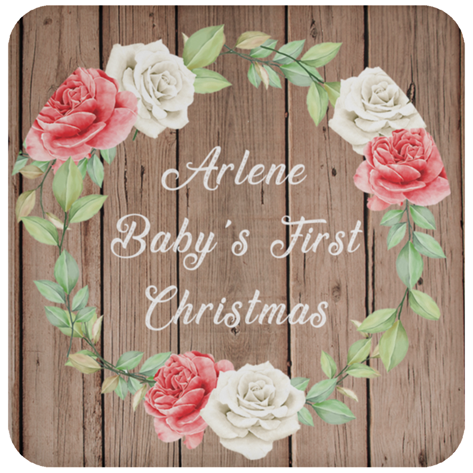 Arlene Baby's First Christmas - Drink Coaster B