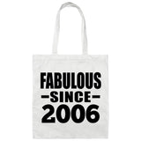 18th Birthday Fabulous Since 2006 - Tote Bag White