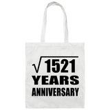 39th Anniversary Square Root of 1521 Years Anniversary - Tote Bag White