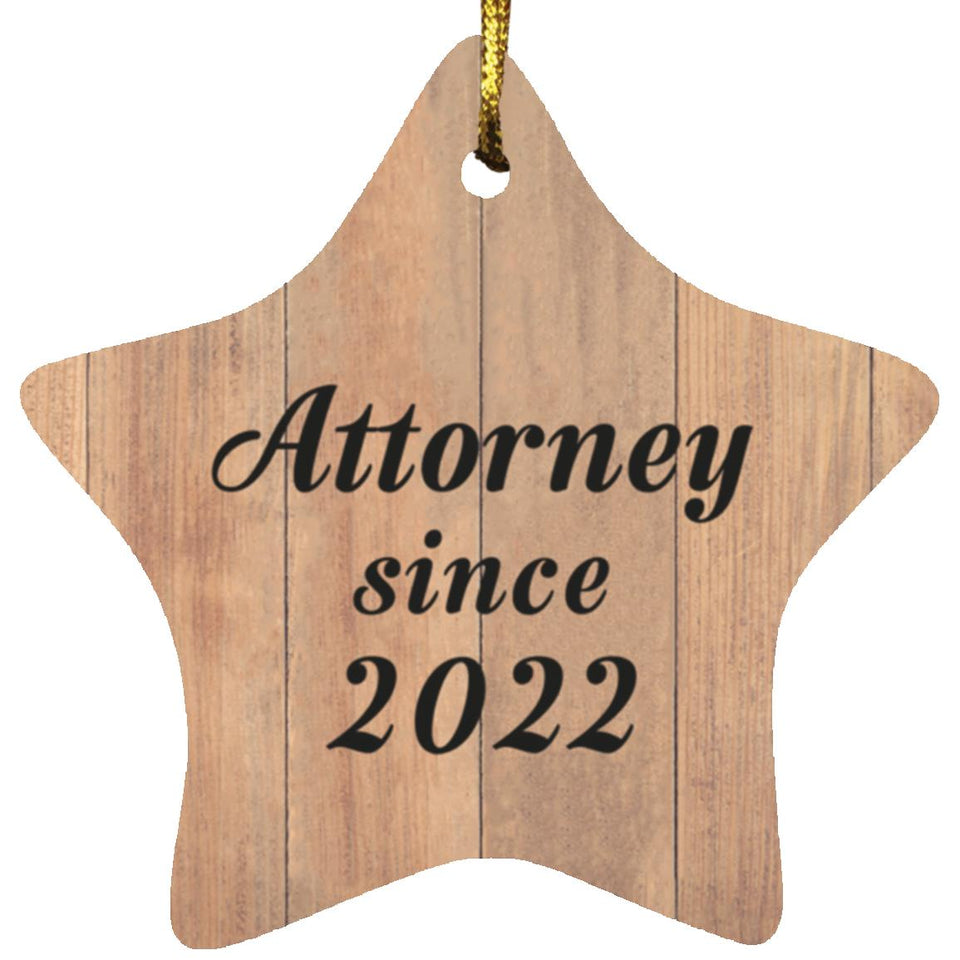 Attorney Since 2022 - Star Ornament C