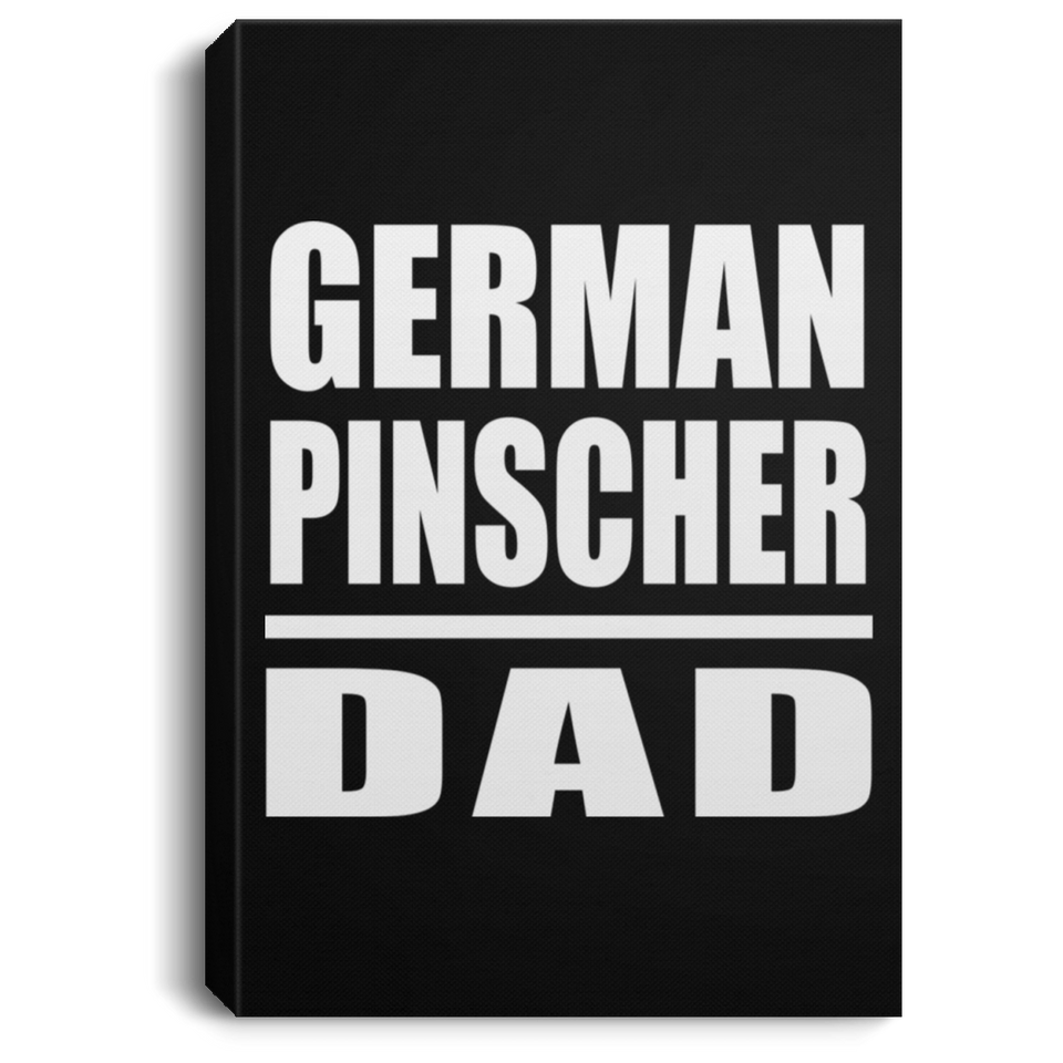 German Pinscher Dad - Canvas Portrait