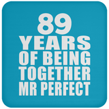 89th Anniversary 89 Years Of Being Mr Perfect - Drink Coaster
