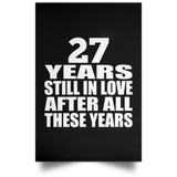27th Anniversary 27 Years Still In Love After These Years - Poster Portrait