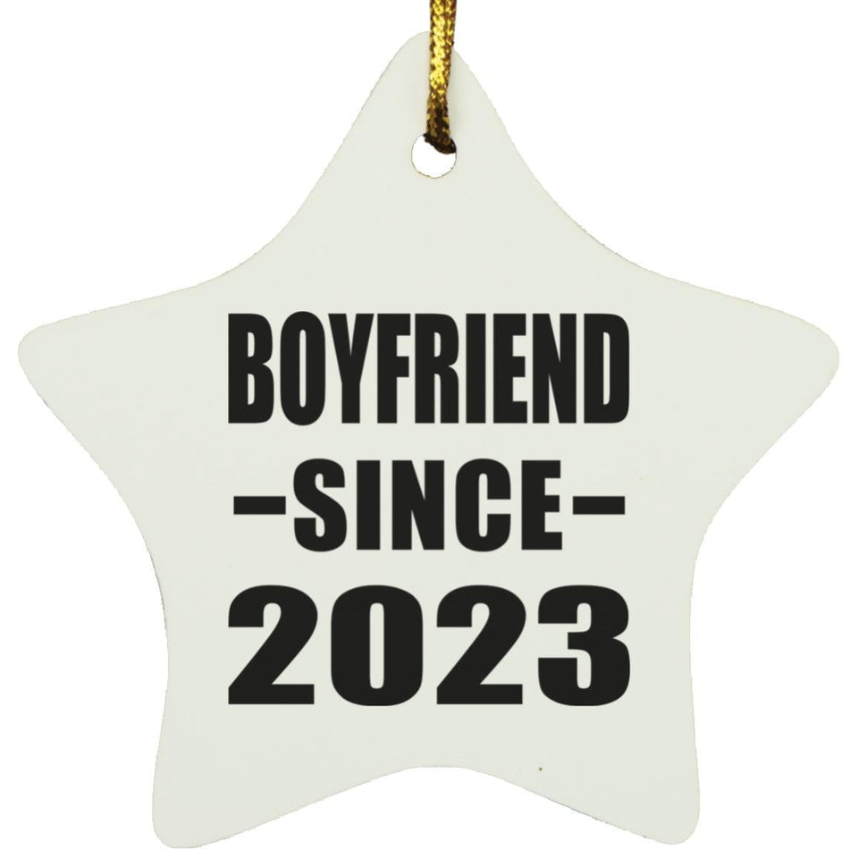 Boyfriend Since 2023 - Star Ornament