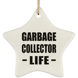 Garbage Collector Life - Star Ornament