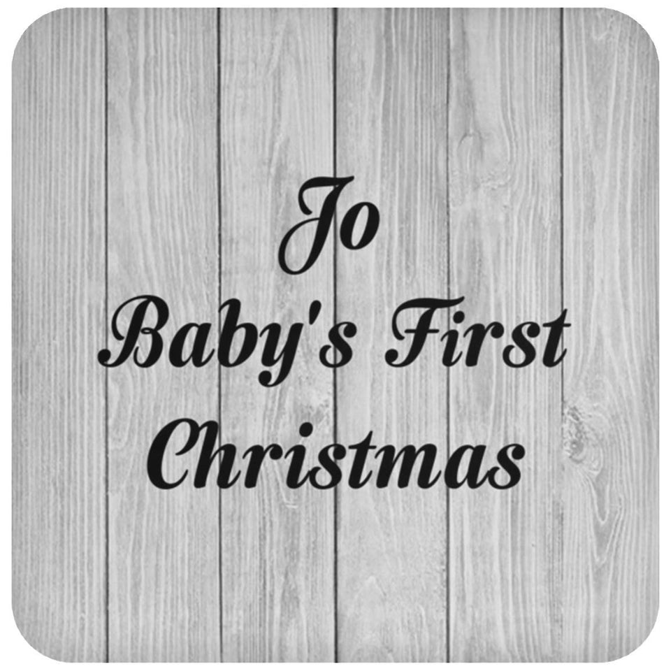 Jo Baby's First Christmas - Drink Coaster F