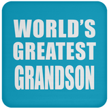 World's Greatest Grandson - Drink Coaster