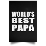 World's Best Papa (Grandpa) - Poster Portrait