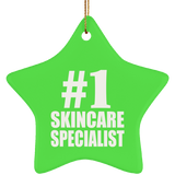 Number One #1 Skincare Specialist - Star Ornament