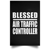 Blessed Air Traffic Controller - Poster Portrait