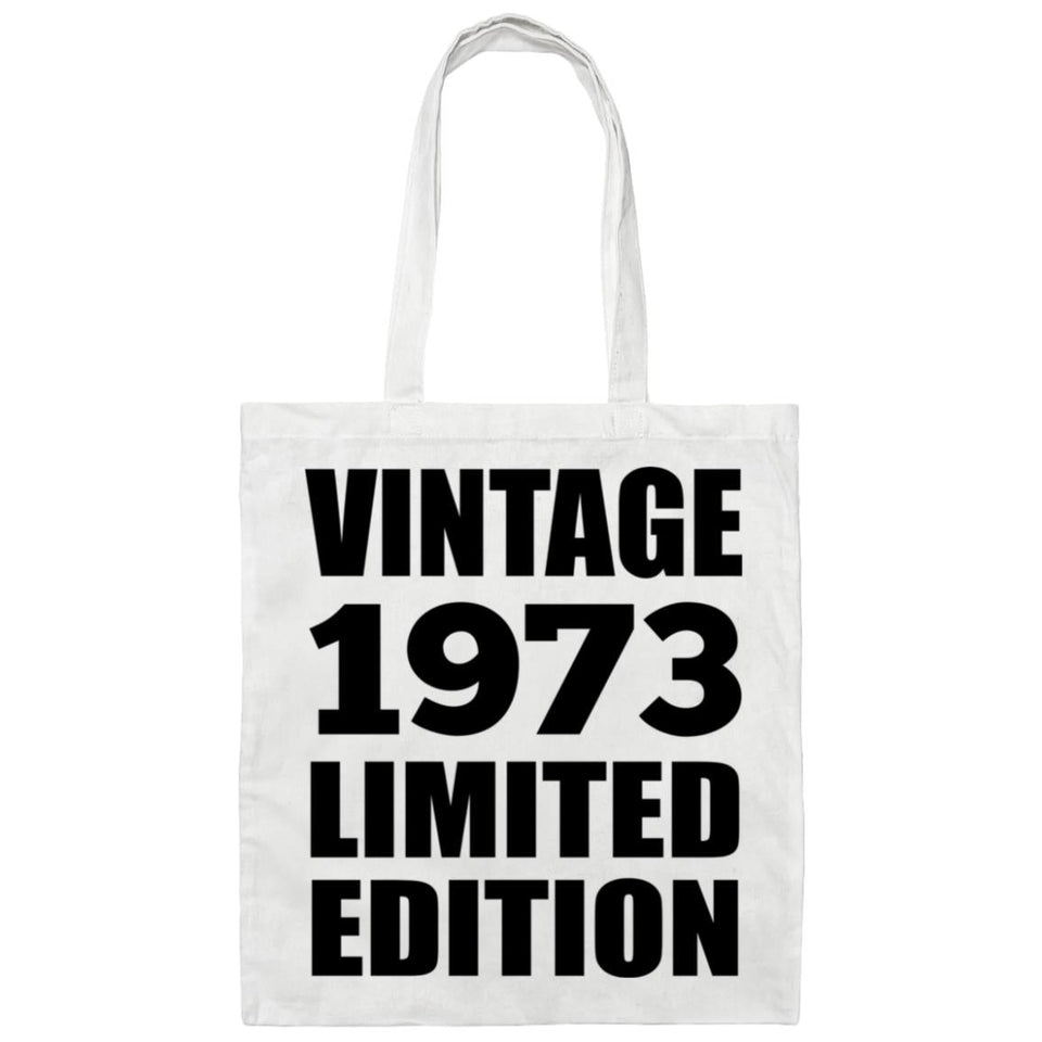 51st Birthday Vintage 1973 Limited Edition - Tote Bag White