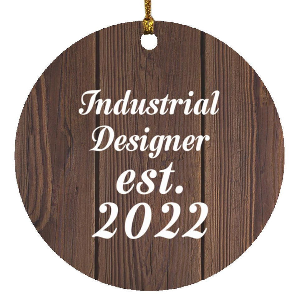 Industrial Designer Established Est. 2022 - Circle Ornament D