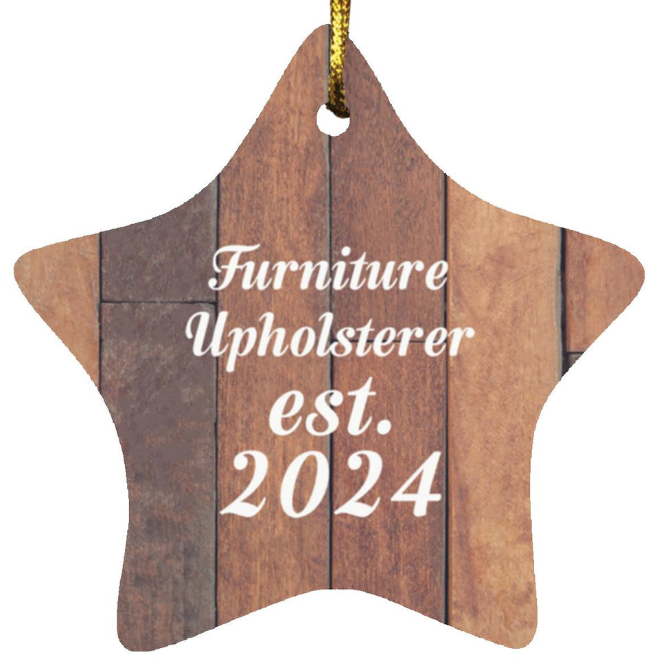 Furniture Upholsterer Established Est. 2024 - Star Ornament E
