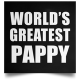 World's Greatest Pappy - Poster Square
