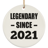 3rd Birthday Legendary Since 2021 - Circle Ornament