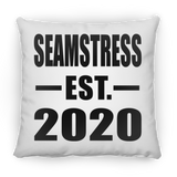 Seamstress Established EST. 2020 - Throw Pillow