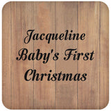 Jacqueline Baby's First Christmas - Drink Coaster C