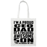 Proud CEO Dad Of Awesome Son - Tote Bag White