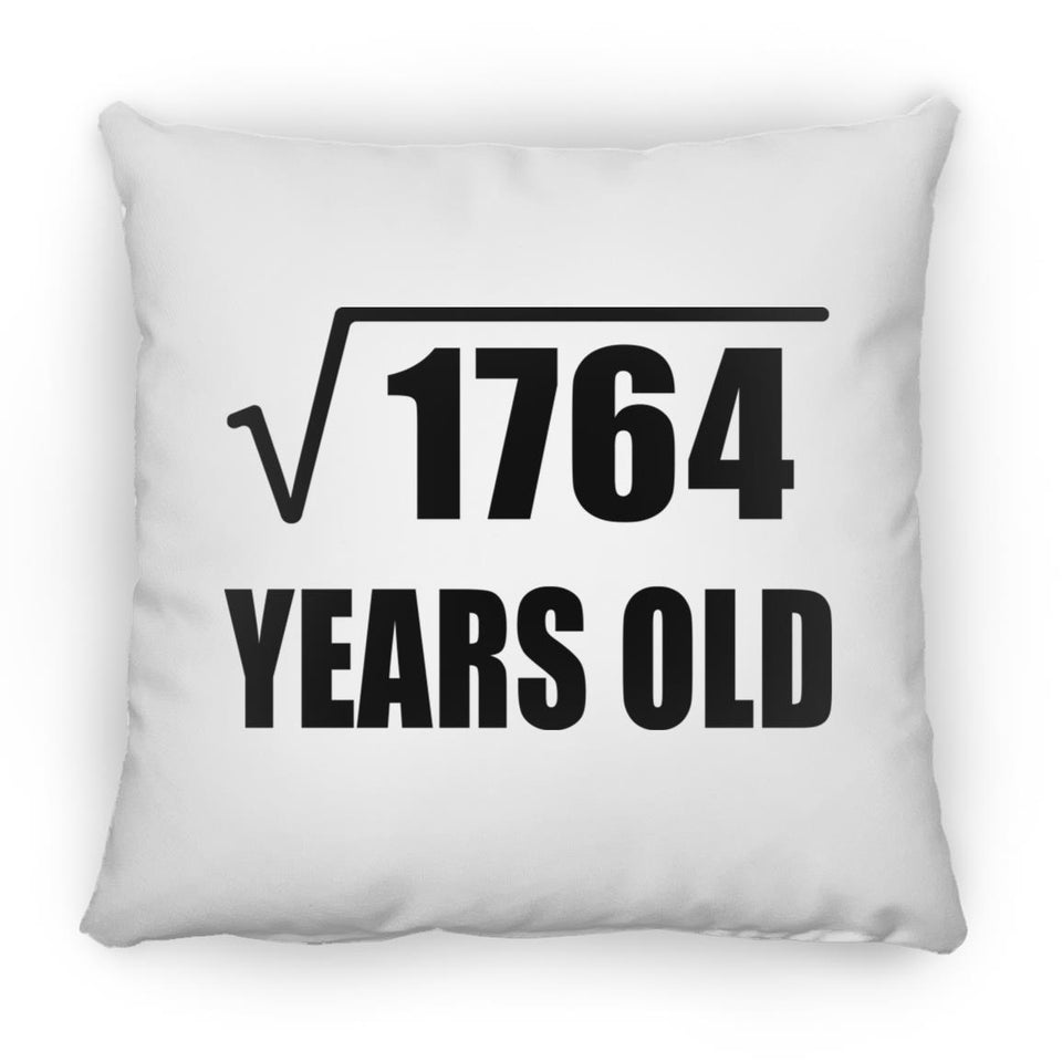42nd Birthday Square Root of 1764 Years Old - Throw Pillow