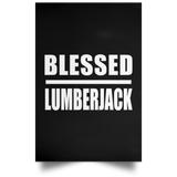 Blessed Lumberjack - Poster Portrait