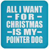 All I Want For Christmas Is My Pointer Dog - Coaster