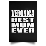Veronica Best Mum Ever - Poster Portrait