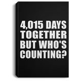 11th Anniversary 4,015 Days Together But Who's Counting - Canvas Portrait