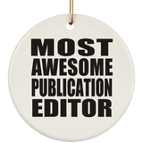 Most Awesome Publication Editor - Circle Ornament