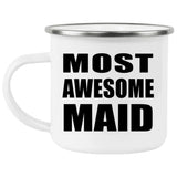 Most Awesome Maid - 12oz Camping Mug