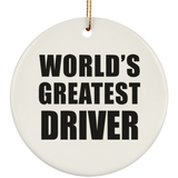 World's Greatest Driver - Circle Ornament