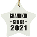 Grandkid Since 2021 - Star Ornament