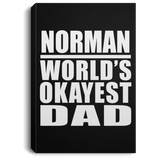 Norman World's Okayest Dad - Canvas Portrait