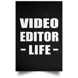 Video Editor Life - Poster Portrait