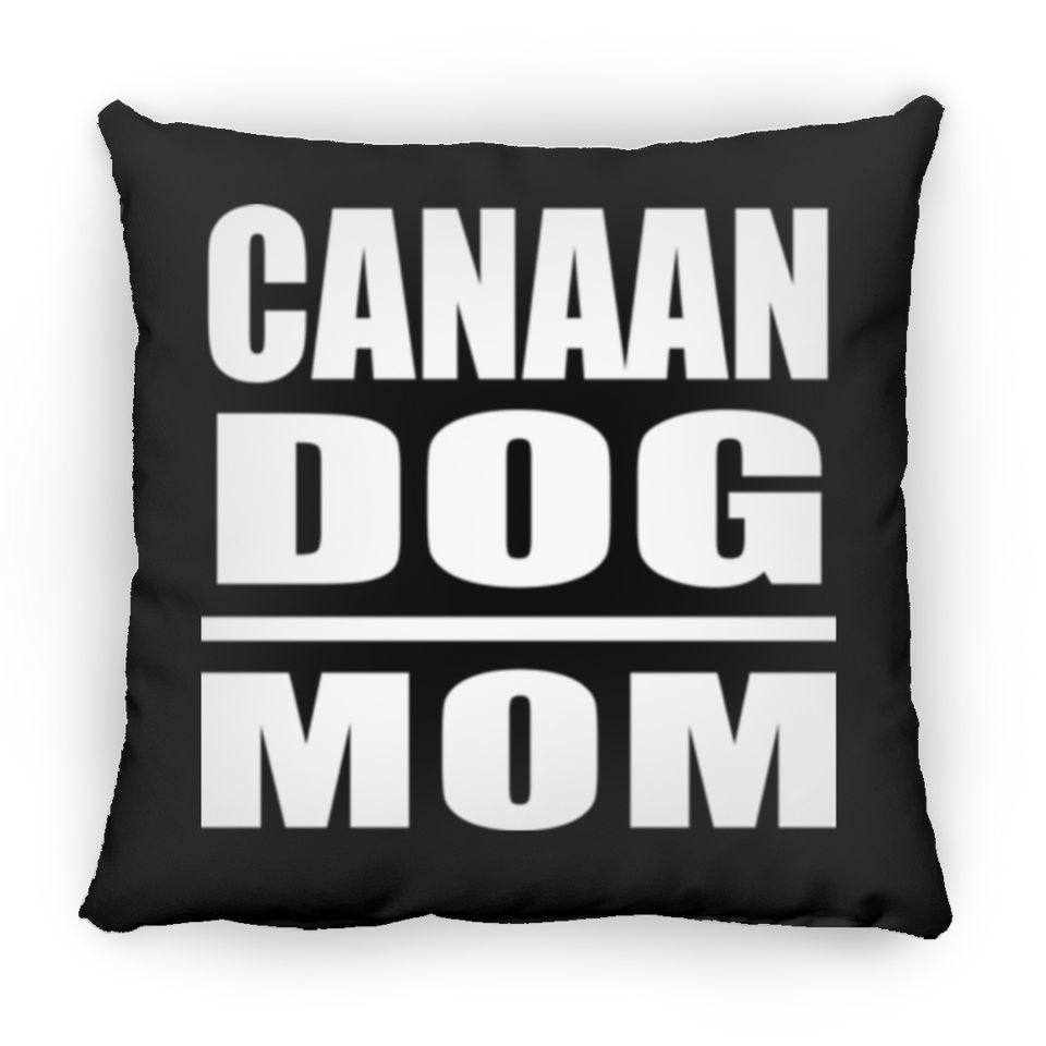 Canaan Dog Mom - Throw Pillow Black