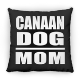 Canaan Dog Mom - Throw Pillow Black
