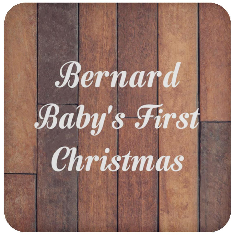 Bernard Baby's First Christmas - Drink Coaster E
