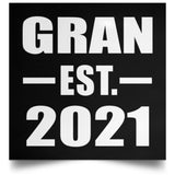 Gran Established EST. 2021 - Poster Square