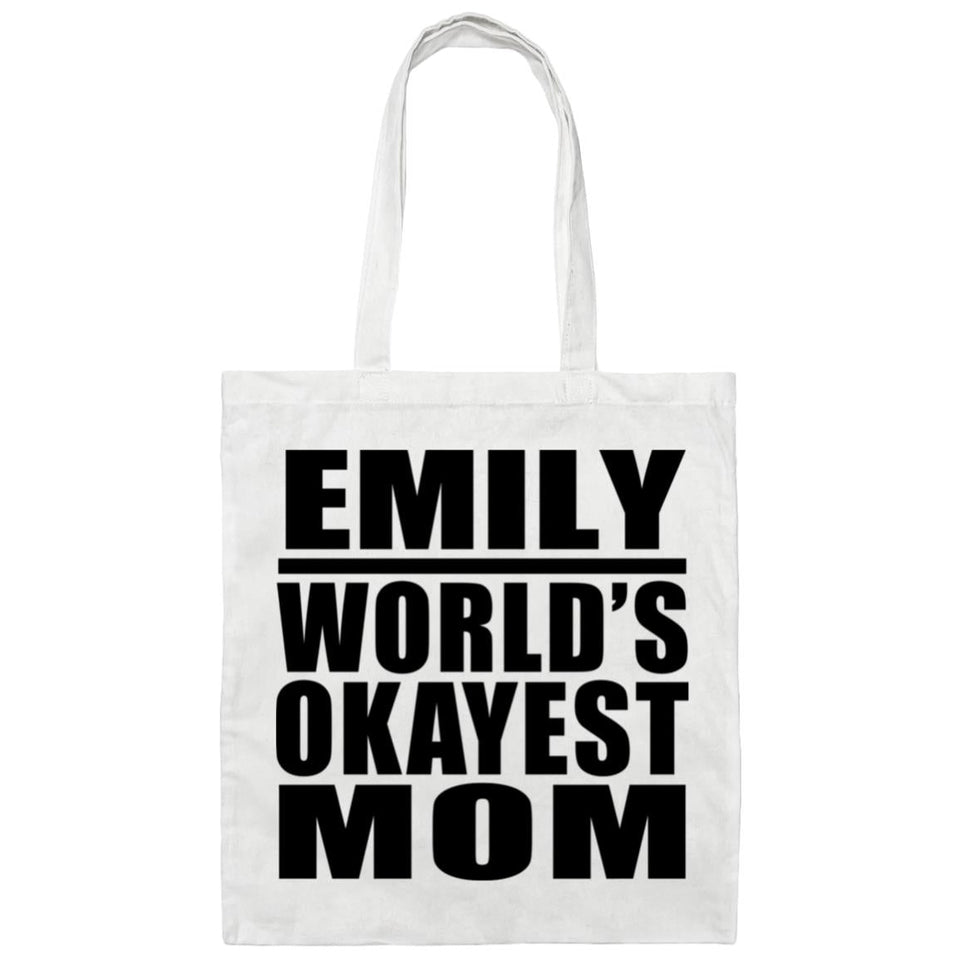 Emily World's Okayest Mom - Tote Bag White