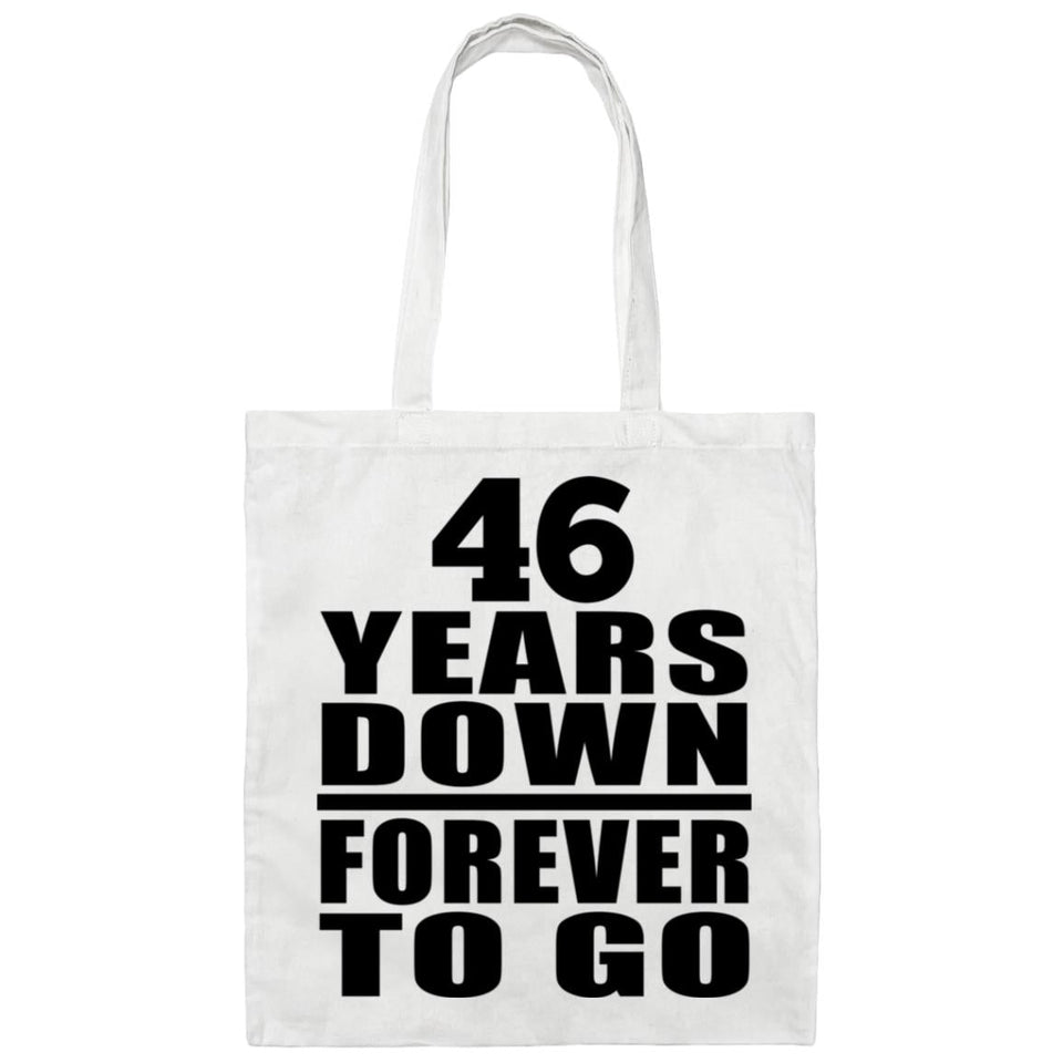 46th Anniversary 46 Years Down Forever to Go - Tote Bag White